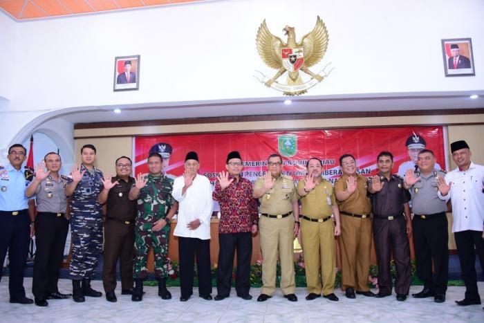 Ketua DPRD Bengkalis Dampingi Wagub Riau Sosialisasi P4GN di Bengkalis