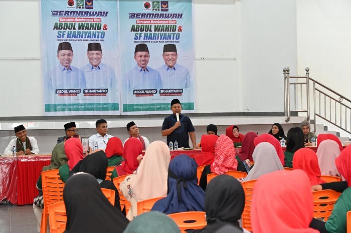 Dukungan Untuk Abdul Wahid - SF Hariyanto Terus Bertambah, Kini Datang dari IKEDA Dumai 