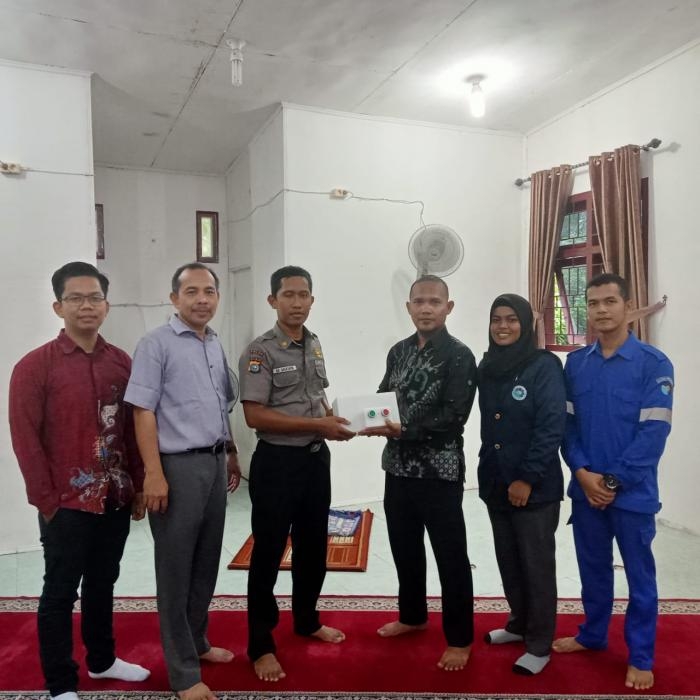 Musholla Kampus Polbeng di Lengkapi Kontrol Proteksi Kerusakan Sound System Hibah Dari Dosen Polbeng