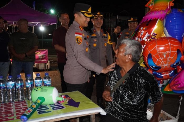 Pastikan Acara CFN Aman dan Tertib, Kapolres Bengkalis AKBP Setyo Bimo Anggoro Lakukan Patroli 