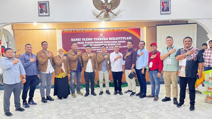 Hasil Peleno Kabupaten Rekapitulasi Suara Pilkada Bengkalis 2024, Pasangan KBS Raih 80 Persen Suara