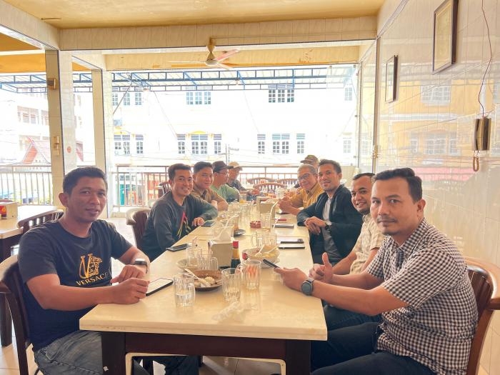 Cooling System Polres Bengkalis Bersama Awak Media