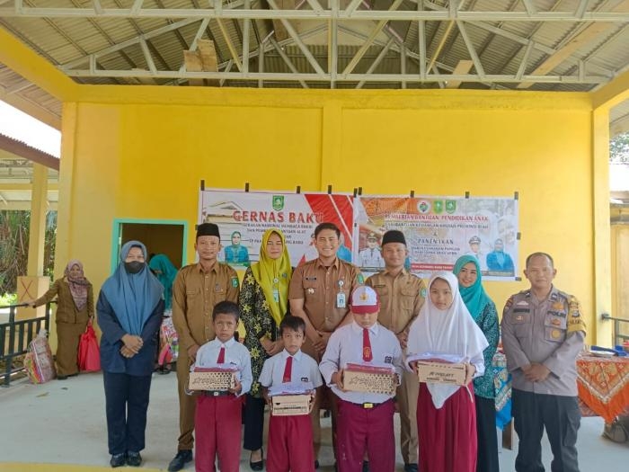 Dibuka Rafli Kurniawan, Pemdes Kembung Baru Taja Acara Gerakan Nasional Membaca Buku 