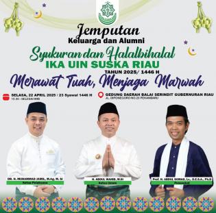 Gubernur Riau Undang Alumni UIN Suska Hadiri Halal Bihalal