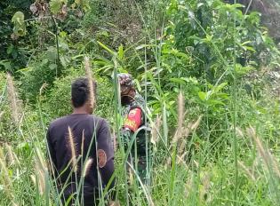 Anggota Danramil 09/Minas Gelar Patroli Karlahut