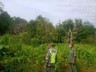 Cegah Kebakaran, Babinsa Desa Pasiran Patroli Karlahut