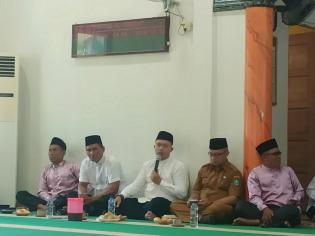 Pemdes Pambang Pesisir Gelar Isra Miraj Nabi Muhammad SAW di Masjid Al-Khairat 