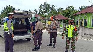 Putus Covid 19, Personil Koramil 06 Sungai Apit Kembali Gelar Patroli Prokes Mandiri 