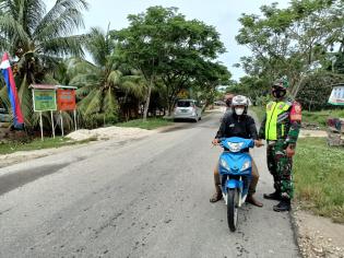 Putus Covid 19, Koptu Franky Lakukan Sosialisasi Prokes di Kecamatan Pusako