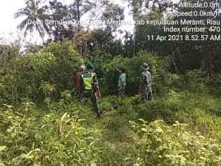 Cegah Kebakaran, Babinsa Desa Semukut Gelar Patroli