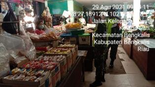 Cegah Covid 19, Serma GN Munthe Menggelar Operasi Prokes di Kelurahan Kota