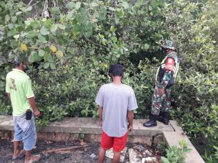 Anggota Danramil 08/Merbau Kembali Mengelar Karlahut