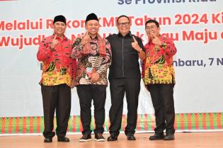 Hasil Rakor IKMR Se Riau Bulat Suara Dukung Cagubri Abdul Wahid