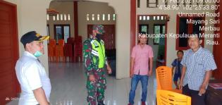 Cegah Covid 19, Personil Koramil 08 Merbau Kembali Gelar Patroli 