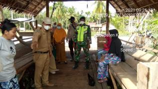 Putus Mata Rantai Covid 19, Anggota Koramil 08 Merbau Kembali Gelar Patroli Prokes
