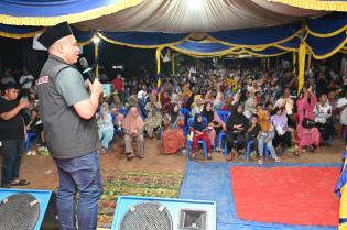 Dewan Desa Bukit Kerikil Apresiasi Kehadiran Abdul Wahid