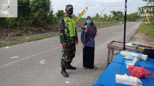 Putus Mata Rantai Covid 19, Serma Kamidi Terapkan Operasi Yustisi